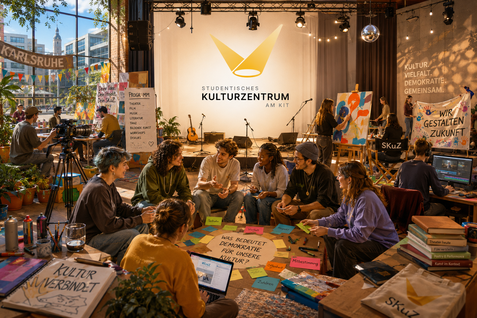 Förderprojekt: Kultur und Demokratie am Campus U25